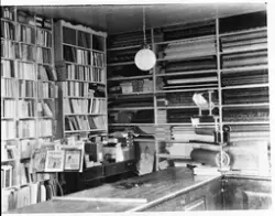 Interiørbilde fra forretningen til M. Seierstad i Lillo, Øst