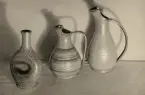 Produkter från Bobergs Fajansfabrik AB. Komp. av Ewald Dahlskog.