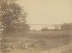 Vy från Gysinge. Dalälven. Utsikt från Bennbäck. Ur album för Gysinge Bruk 1878.