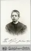 Porträtt av Per Hjort, julen 1900 (enligt text framsida kort).
