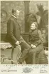 Porträtt av Augusta och Andreas Annerstedt d. 2/10 1904 (enligt text framsida kort).