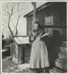 Skansen. Arbetsliv.  Ljusstöpning. Elin Karlsson.