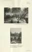 Skansen. Byggnader. Dala- och Moragården under flytten och uppförandet.
 Invigningen. Prinsarna Carl och Eugen samt hertigen av Dalarna Prins Carl Johan anländer.