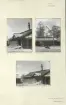 Skansen. Byggnader. Dala- och Moragården under flytten och uppförandet.
