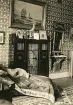 Interiör inifrån borgmästarvillan i Sölvesborg, som idag huserar Hotell Humbla, uppfördes 1903 av borgmästare Philibert Humbla (1863-1925). Far till Philibert Humbla, museiman och svensk konsthistoriker (1896-1952) som 1940 blev förste chef vid Gävle museum (källa Wikipedia).