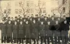 Volontärsoldatskolan Ing 1, Frösunda. Fotot taget framför musikkullen.