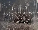 Officerskåren vid 2. Svea artilleriregemente, c:a 1900.