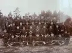 Skyttepluton vid Kalmar regemente I 21, bilden tagen på Hultsfred.