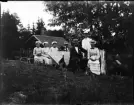 Samling i trädgården, Uppland