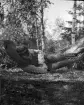 Man sover i hängmattan, Uppsala, Uppland