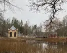 Lusthuset i bruksparken i Axmar bruk.