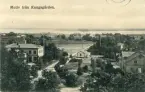 Vykort med motiv från Kungsgården, Ovansjö. Handskriven text på baksidan. Daterat 4/3 1914.