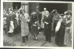 Skansen. Byggnader. Delsbogården.   Invigningen den 18 augusti 1940.