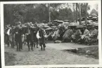 Skansen. Byggnader. Delsbogården.  Invigningen den 18 augusti 1940.