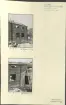 Skansen. Byggnader. Delsbogården före flyttningen.  Edsängsstugan. Från rivningen i februari 1939. Herrstugans södra vägg, förstukvisten riven.