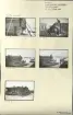 Skansen. Byggnader. Delsbogården före flyttningen.  Edsängsstugan. Från rivningen i februari 1939.