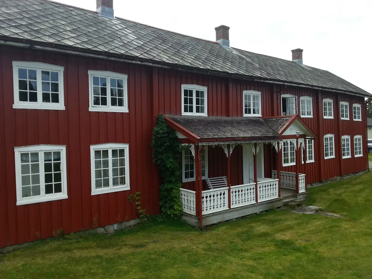 Rødt hus eksteriør