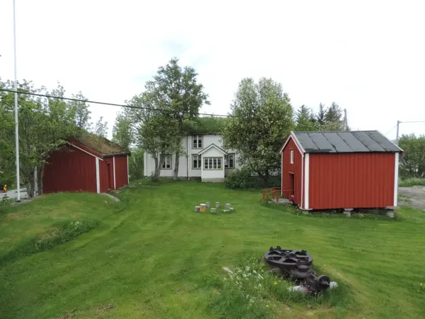 Eksteriør tre hus