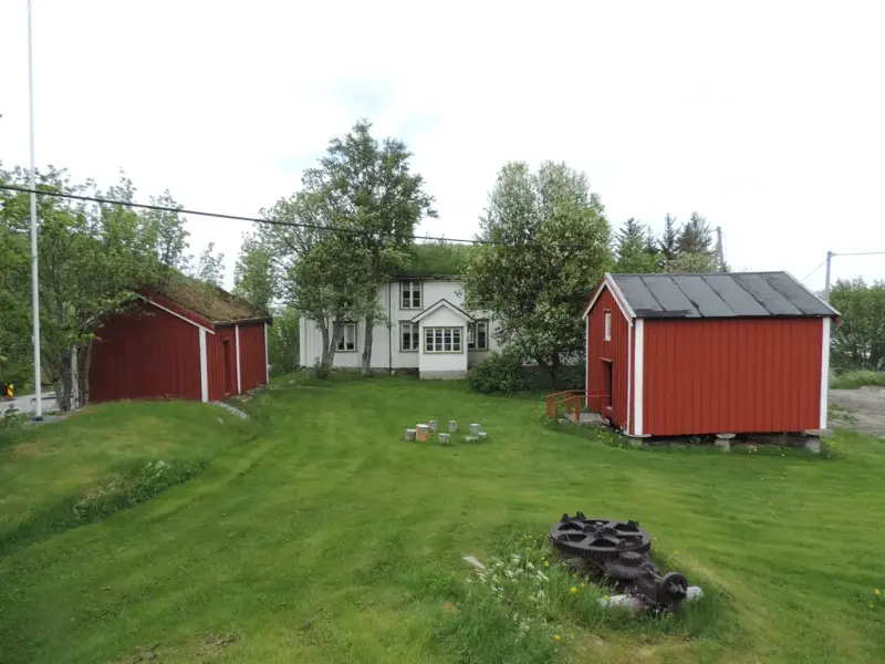 Eksteriør tre hus