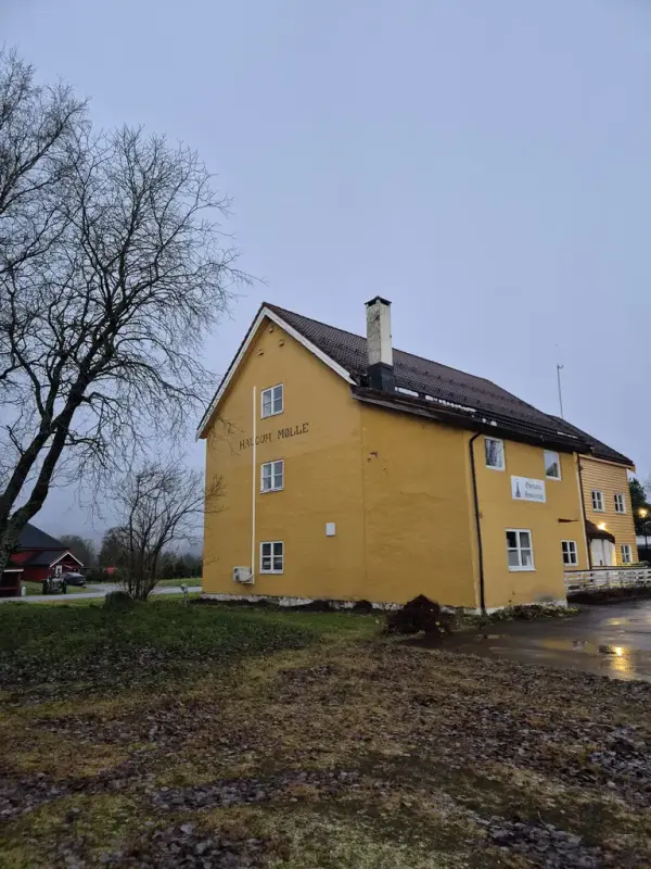 Gult hus eksteriør