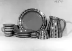 Servis från Bo Fajans, 1900-talets mitt.