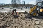Kullerstenparti vid Sjöhistoriskamuseet läggs om 2014.