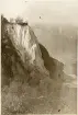 Stubbenkammer, berömda området med dramatiska kritklippor på ön Rügen, sommaren 1930 (enligt text i album).