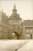 Stadsporten Kütertor i Stralsund, sommaren 1930 (enligt text i album).