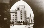 Wien: Gemeindebau (kommunbyggnad), sommaren 1930 (enligt text i album).