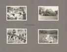 Sida ur fotoalbum från resan med WIKING X runt den skandinaviska halvön år 1925. Vyer från Stillerud.