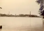 Vy över Näs och Karlsfors sågverk samt lådfabrik, Falun (enligt text i album).