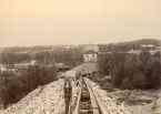 Vy över Jädraås masugn (enligt text i album).