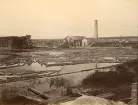 Vy över Avaström sågverk, Avan, Gävle (enligt text i album).