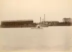 Vy över Atlas (enligt text i album). Troligen en byggnad inom Atlas Copco-koncernen.