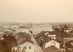 Parti af Gefle stad och sedd från Rådhuset (enligt text i album).