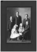 Familjefoto över släktingar till familjen Nyberg i U. S. A.