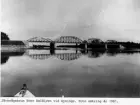 Järnvägsbron över Dalälven vid Gysinge, omkring 1901.