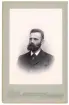 Kabinettkort med porträtt av Fabrikören M. F. R. Klinge.