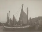 Segelfartyg med nummer 66543. Stämpel 