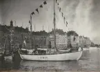 Livräddningsbåten Wilh. R. Lundgren i Nybroviken. 
Stämpel 