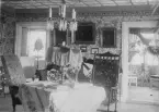 Foto av salongen på Gröndal, 1897 (enligt bildtext i album).