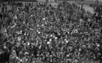 Bildsvit från 1937-års studentfirande i Karlstad.
