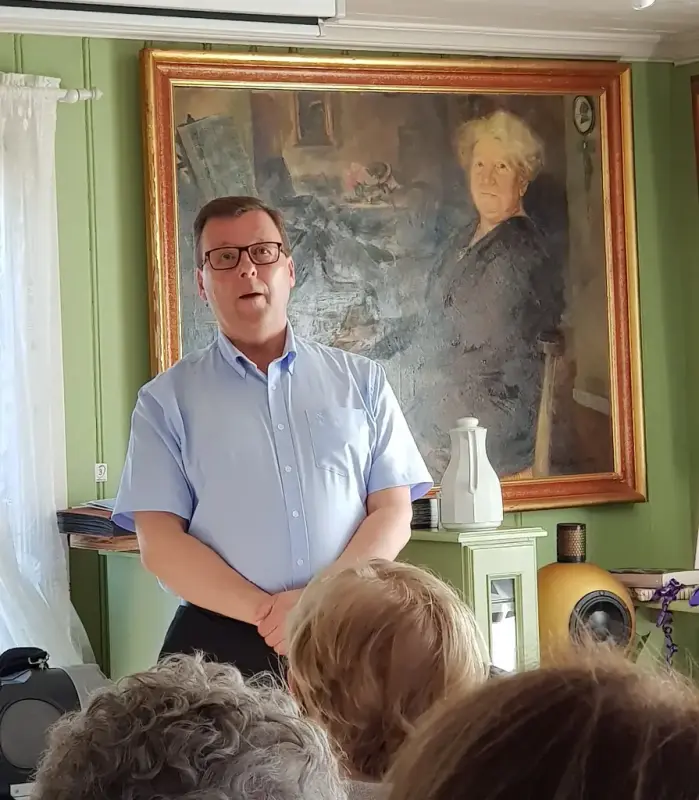 Portrett av kåsør Nils Bernhard Topland