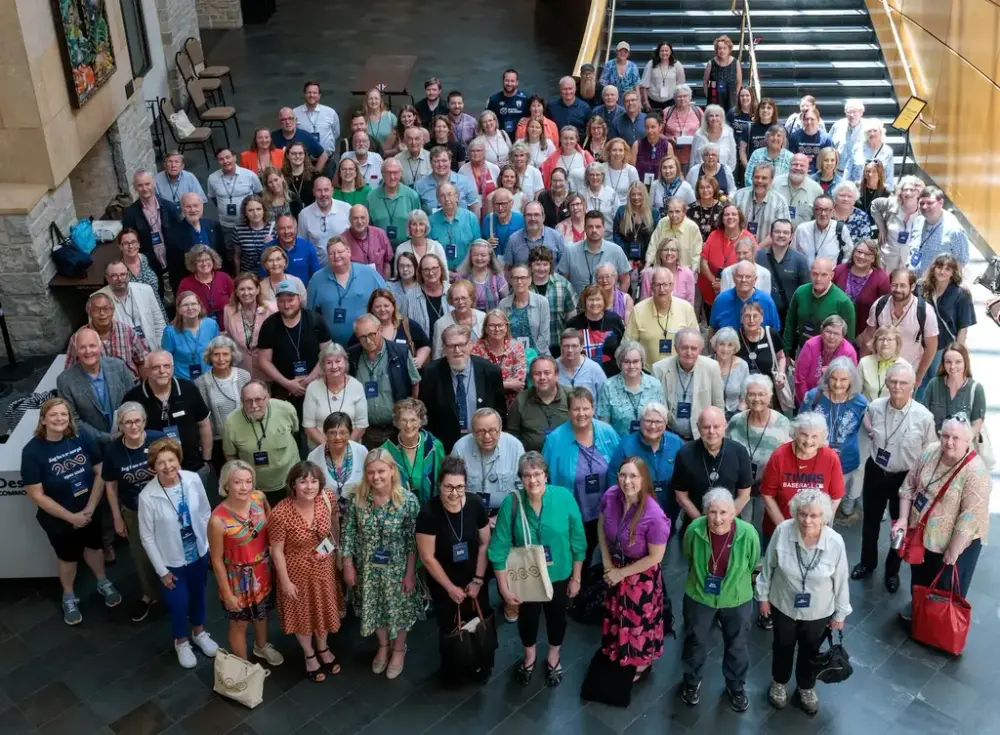 The group from the Crossings and Connections Conference.