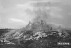 Branden 1923 vid den första sågen vid Kastets sågverk.