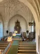 Hälsingtuna kyrka. Kyrkorummet sett mot koret.