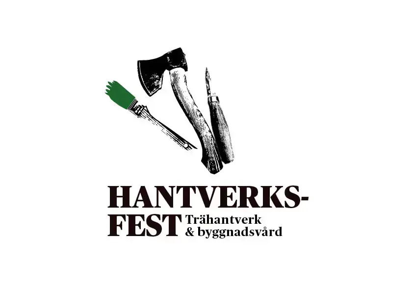 En bild med några verktyg samt en text i två olika storlekar.