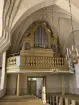 Idenors kyrka. Kyrkorummet sett mot orgelläktaren.