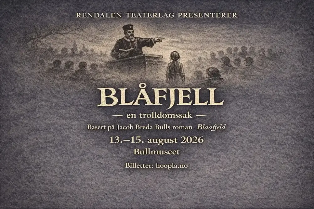 Plakat Blåfjell - en trolldomssak