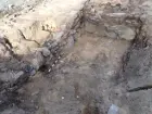 Delar av en senmedeltida källare som framkom vid en arkeologisk undersökning vid Juneporten i centrala Jönköping.